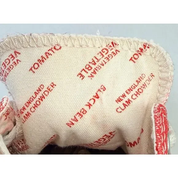 SINGLE LEFT SHOE RARE CONVERSE X ANDY WARHOL Campbells Soup Size 6M/8W Amputee